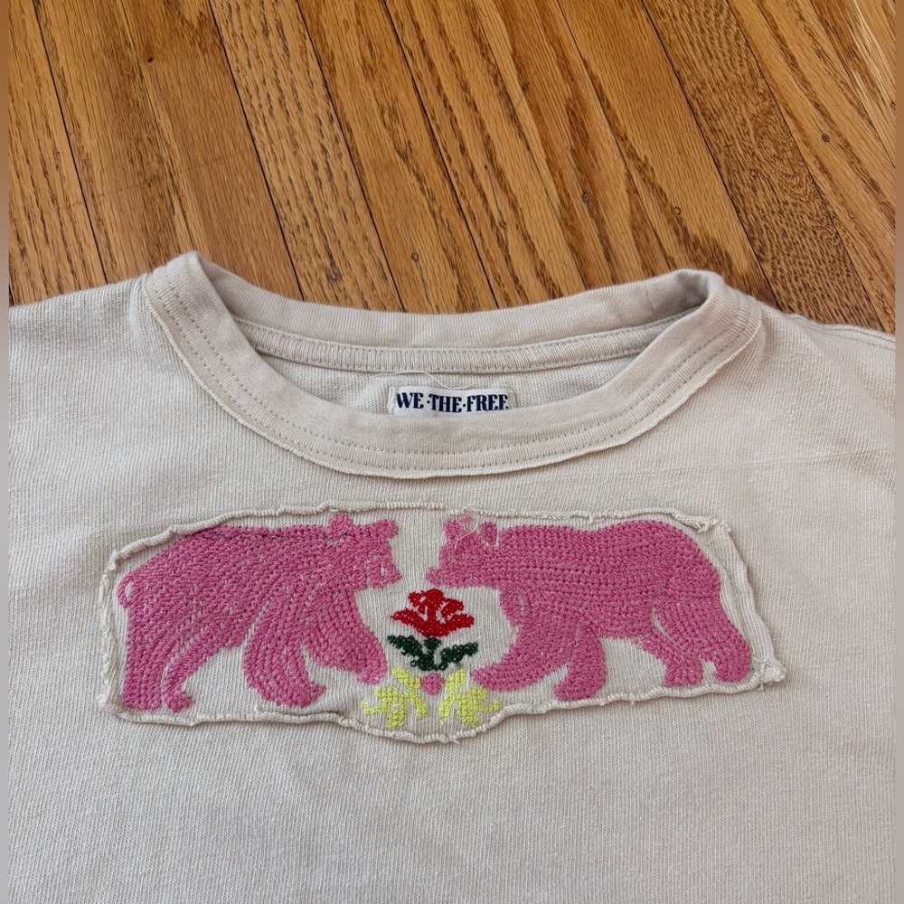 Free People All My Heart Embroidered Tee - Picture 5 of 8